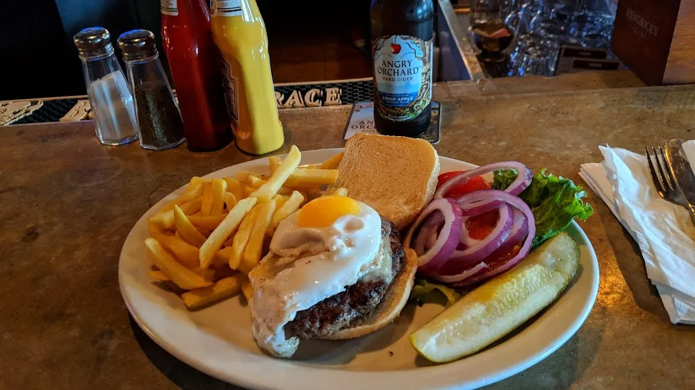 Burger with Egg